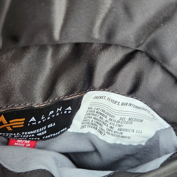 Alpha bomber jacket slim fit medium - Picture 4 of 4